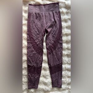 Victoria's Secret Pink Maroon Leggings High Waist Athletic